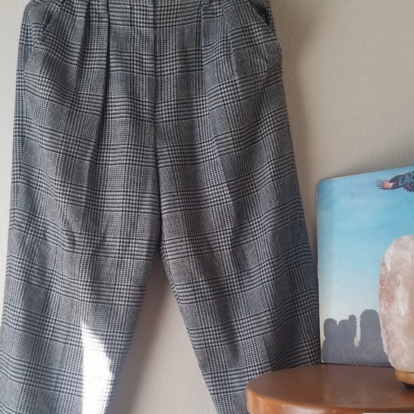 High Waisted Twill Dress Pants - Picture 2 of 4